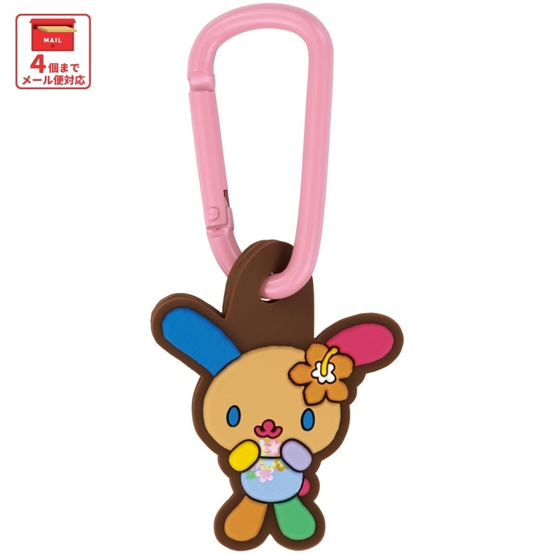 スケーター マスコット 付き カラビナ キーホルダー かわいい 目印