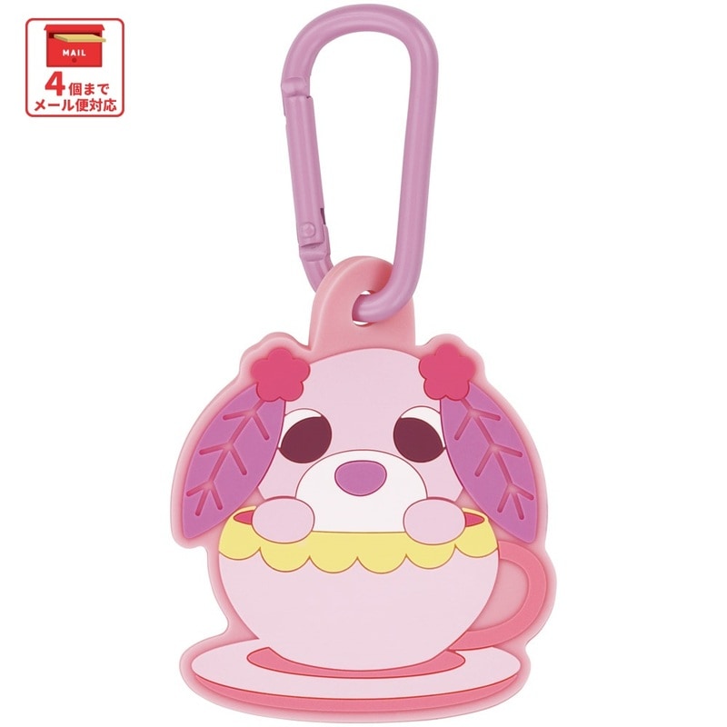 スケーター マスコット 付き カラビナ キーホルダー かわいい 目印