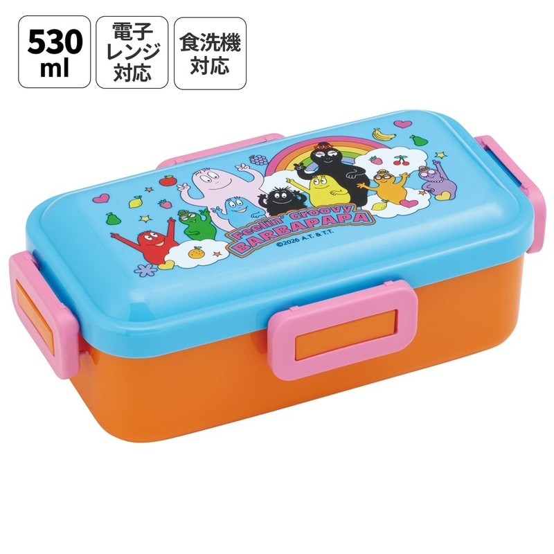 スケーター 弁当箱 530ml 大人 一段 仕切り 食洗機 レンジ 対応 日本製