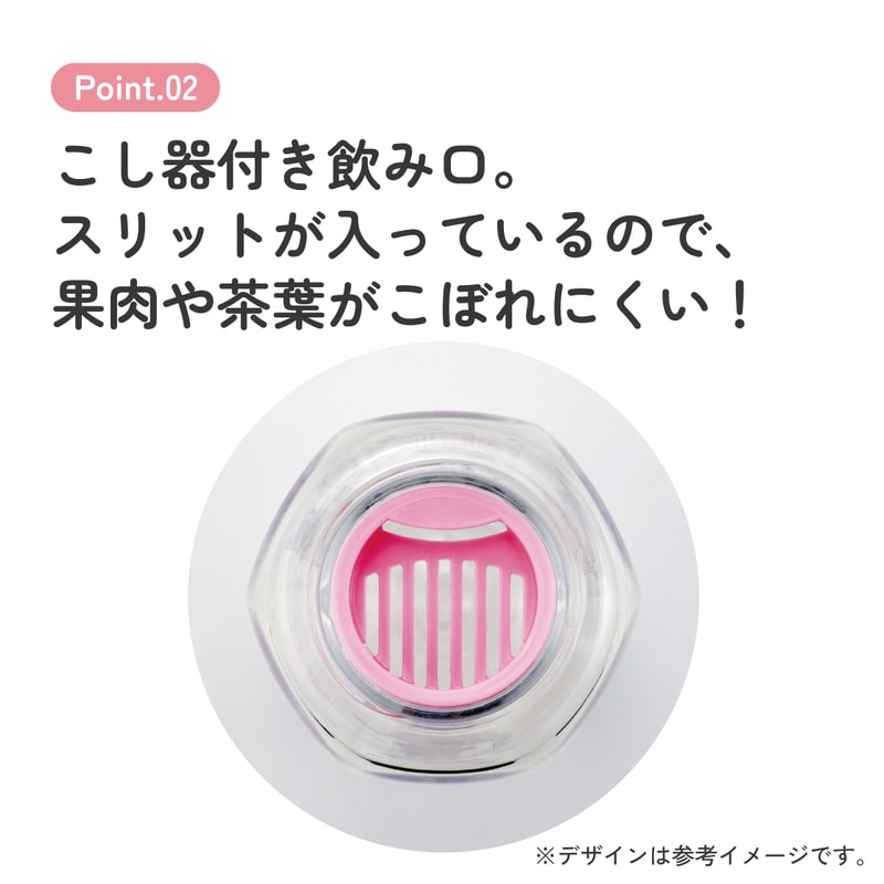 スケーター 六角形 プラスチック マグ 水筒 350ml 直飲み ウォーター