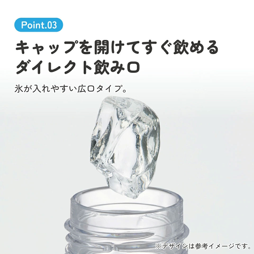 水筒 ミニ サイズ プラスチック 500ml 大人 直飲み skater 軽量