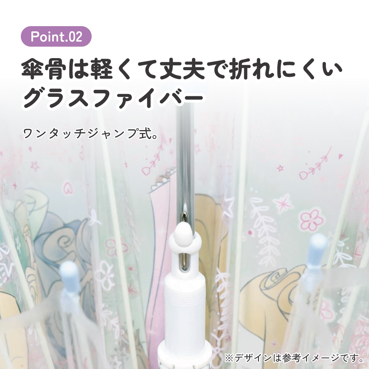 ドーム 型 ビニール 傘 55cm 長傘 透明 おしゃれ かわいい UBVD55
