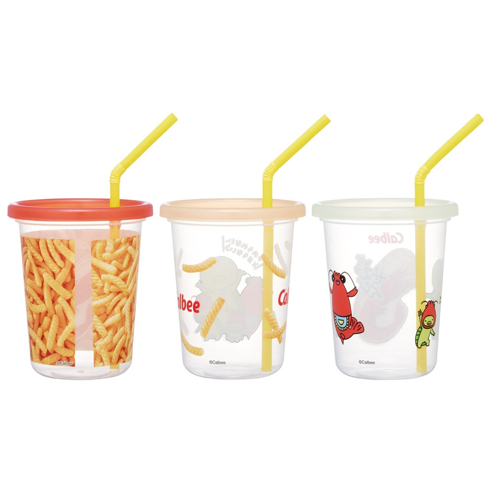 ストロー付きタンブラー 3個セット プラスチック 蓋付きコップ ふた