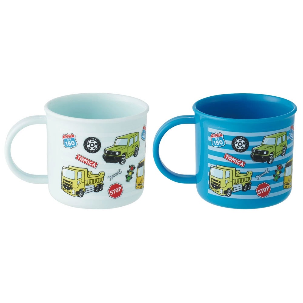 プラスチック コップ 200ml 子供 プラコップ 2個セット 割れにくい 食