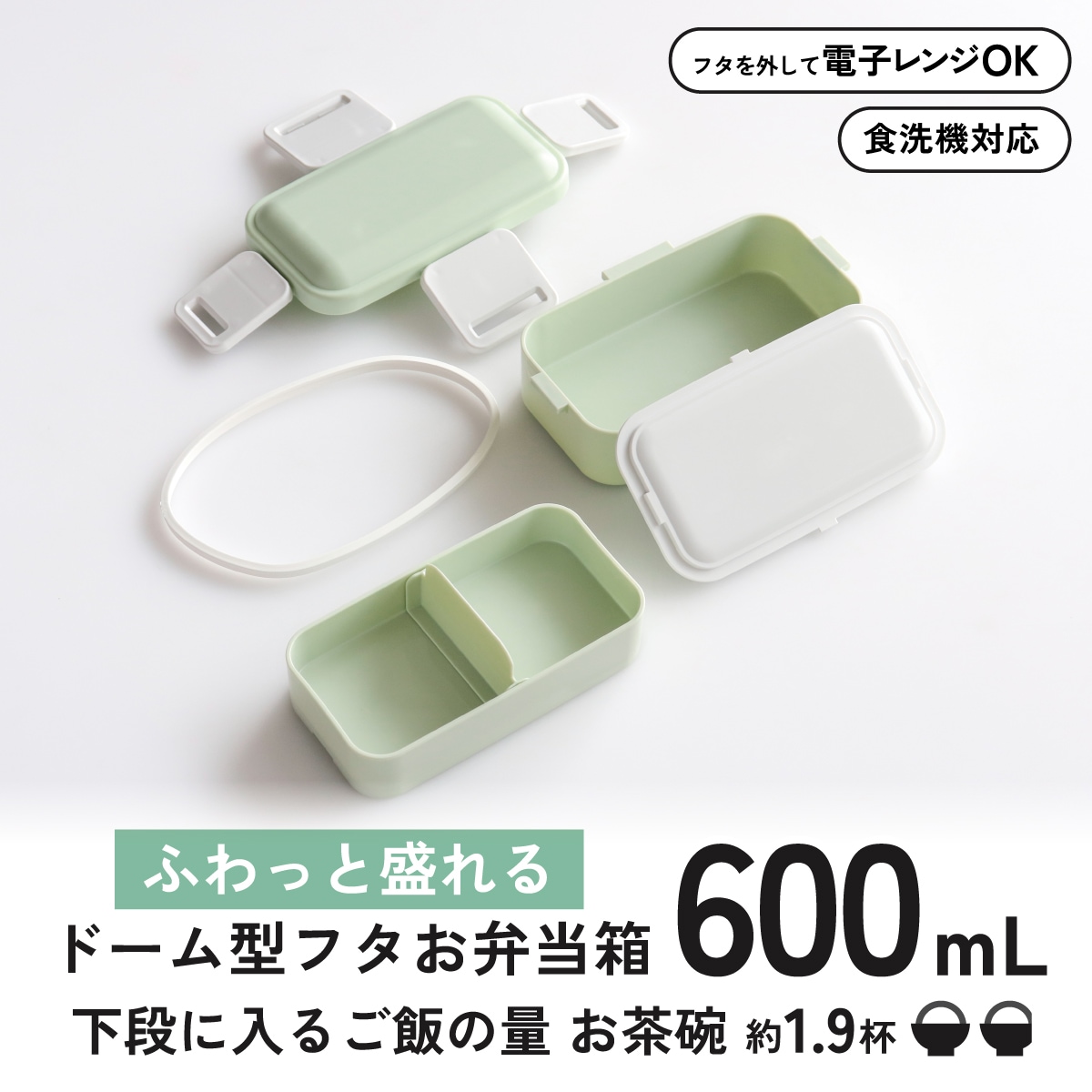 スケーター 弁当箱 大人 子供 二段 仕切り 食洗機 レンジ 対応 小学生