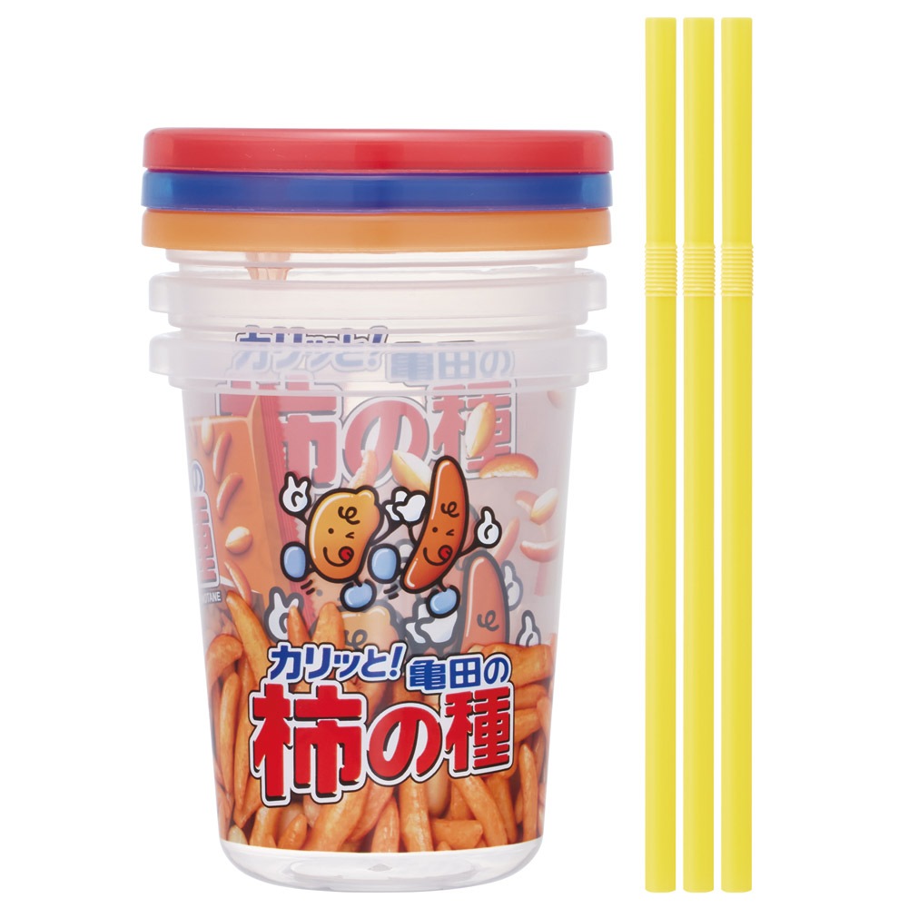 ストロー付きタンブラー 3個セット プラスチック 蓋付きコップ ふた