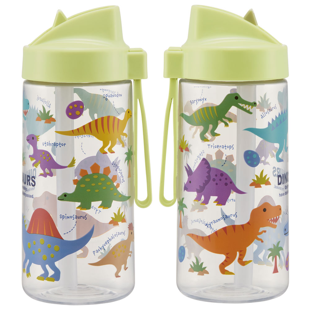 ストロー ボトル 水筒 500ml スパウト型 プラスチック クリア キッズ