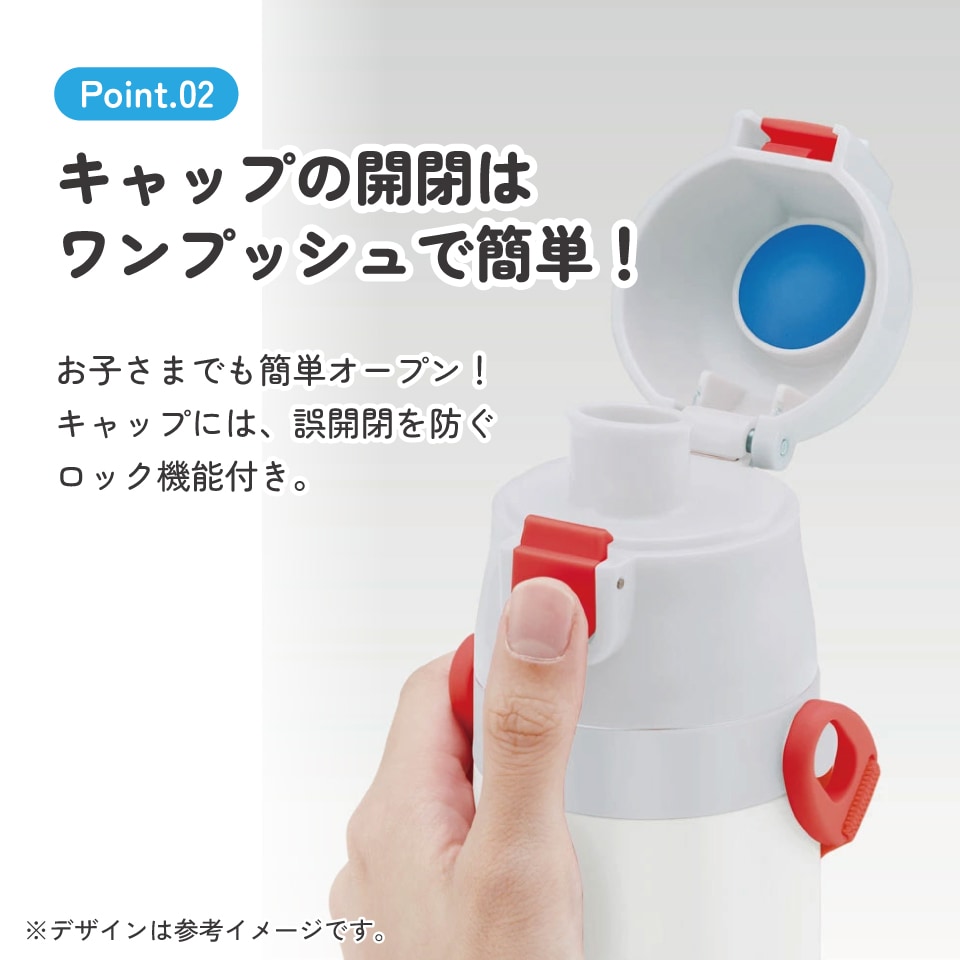 超軽量 直飲み ダイレクトステンレスボトル 470ml ベイマックス25