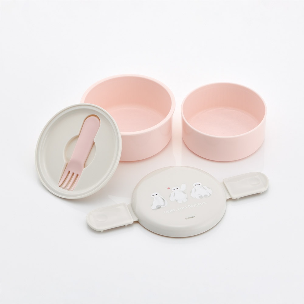丸型ランチボックス 2段/500ml ベイマックス SWEET／ONWR1_4973307716133