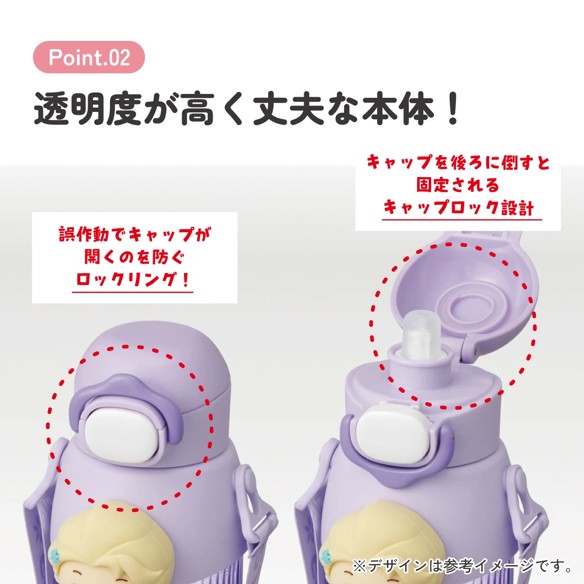 立体 マスコット 付き ストロー ボトル 水筒 590ml 子供 キッズ