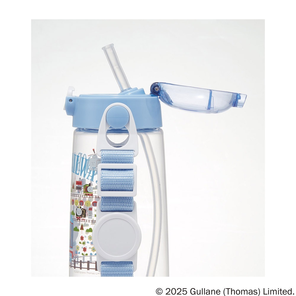 スケーター 水筒 キッズ ワンタッチ プラスチック ストロー ボトル