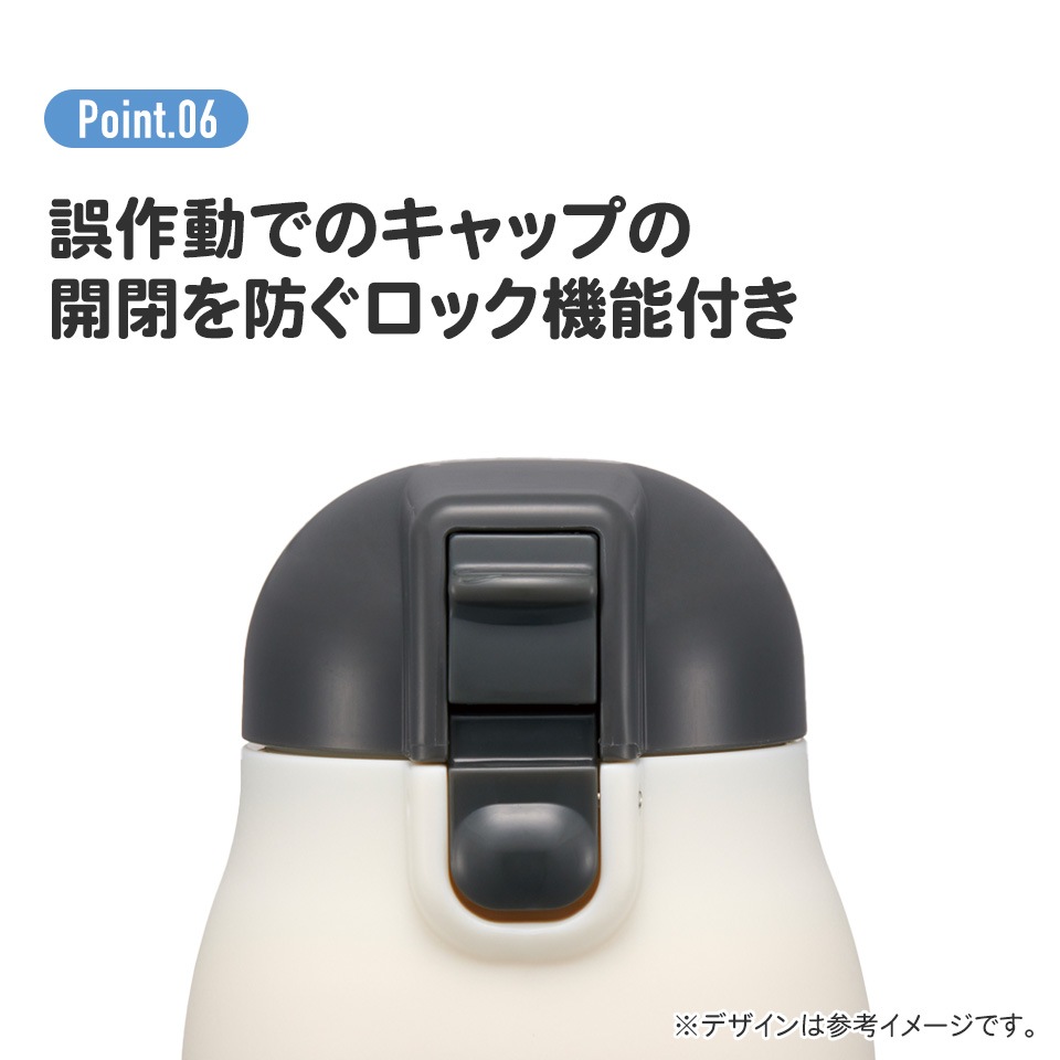 ワンプッシュステンマグボトル 500ml クロミ フラワーリース