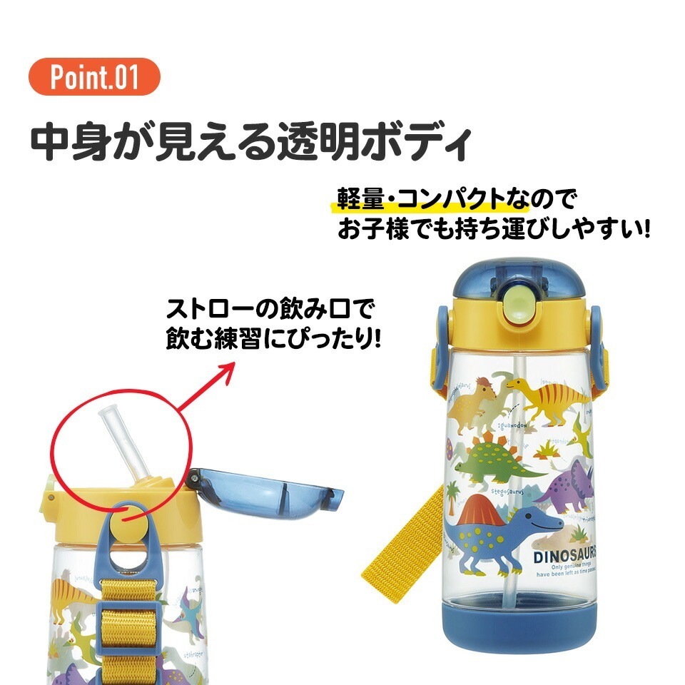 ワンプッシュストローボトル 480ml カーズ23／PDSH5_4973307604997