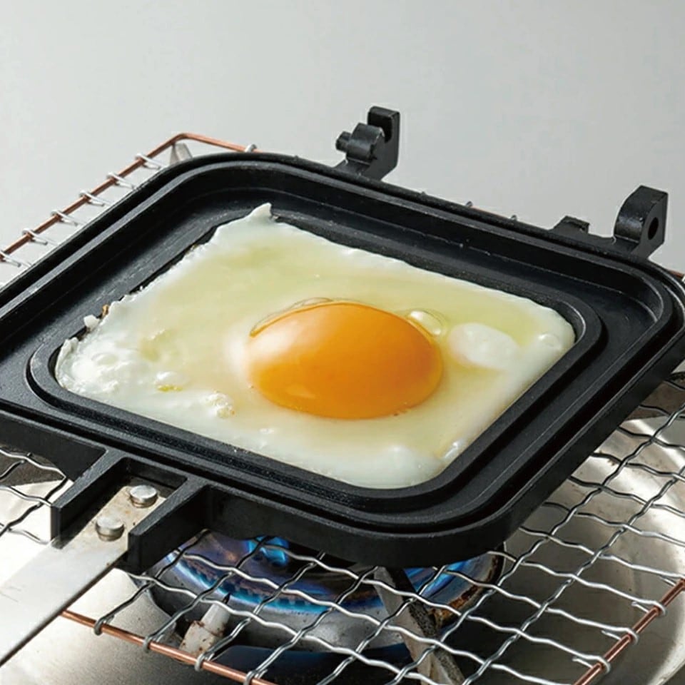 スケーター ホットサンドメーカー 直火 キャンプ 1枚焼き 耳まで