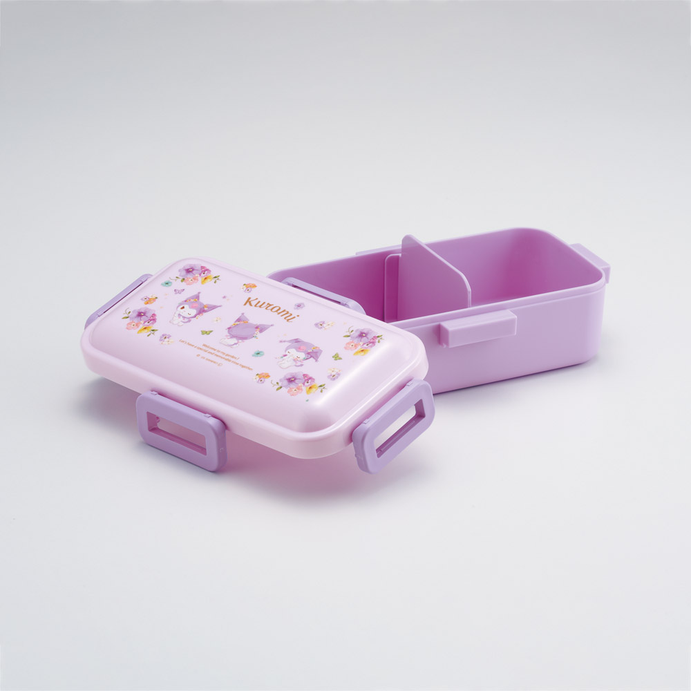 おかずがつぶれにくい ふわっと弁当箱 1段/530ml クロミ パステル 水彩