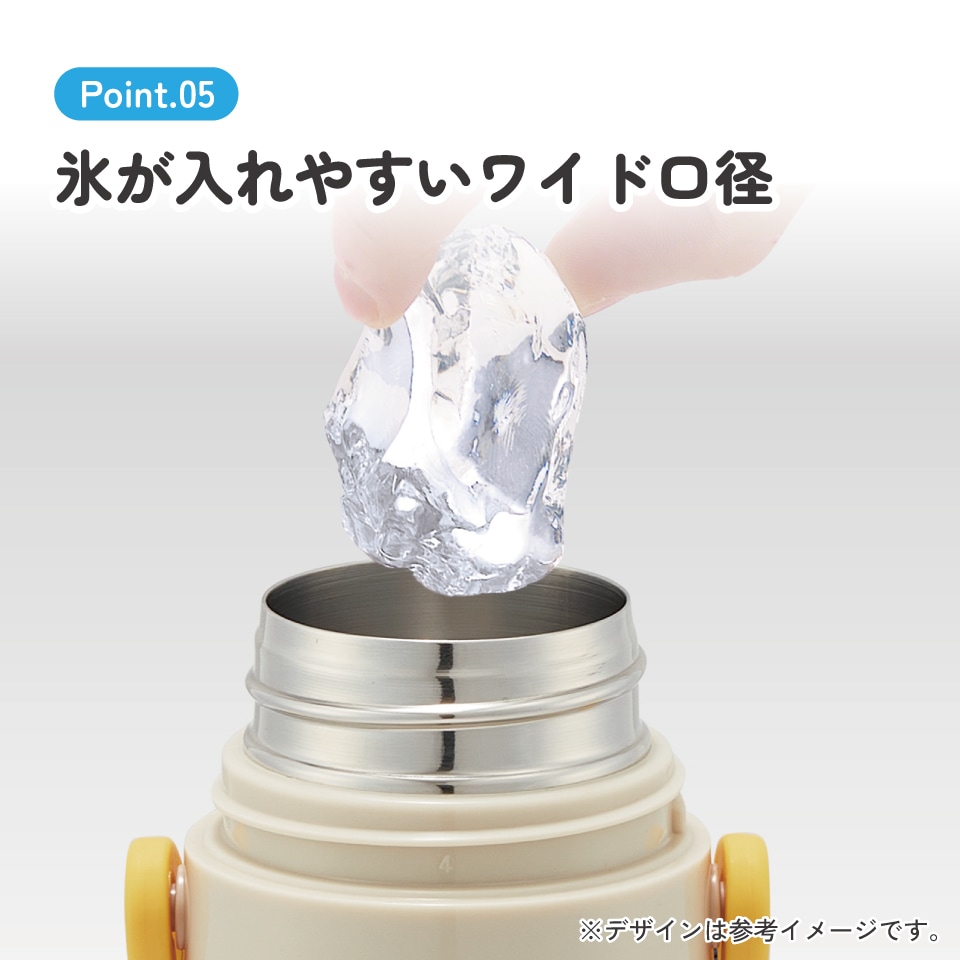 超軽量2WAYステンレスボトル 470ml/430mlディノサウルス ピクチャ