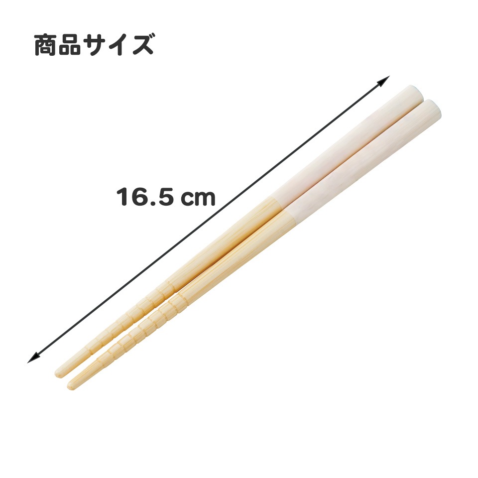 竹箸 16.5cm/3膳セットディノサウルス／ANT2T_4973307577802