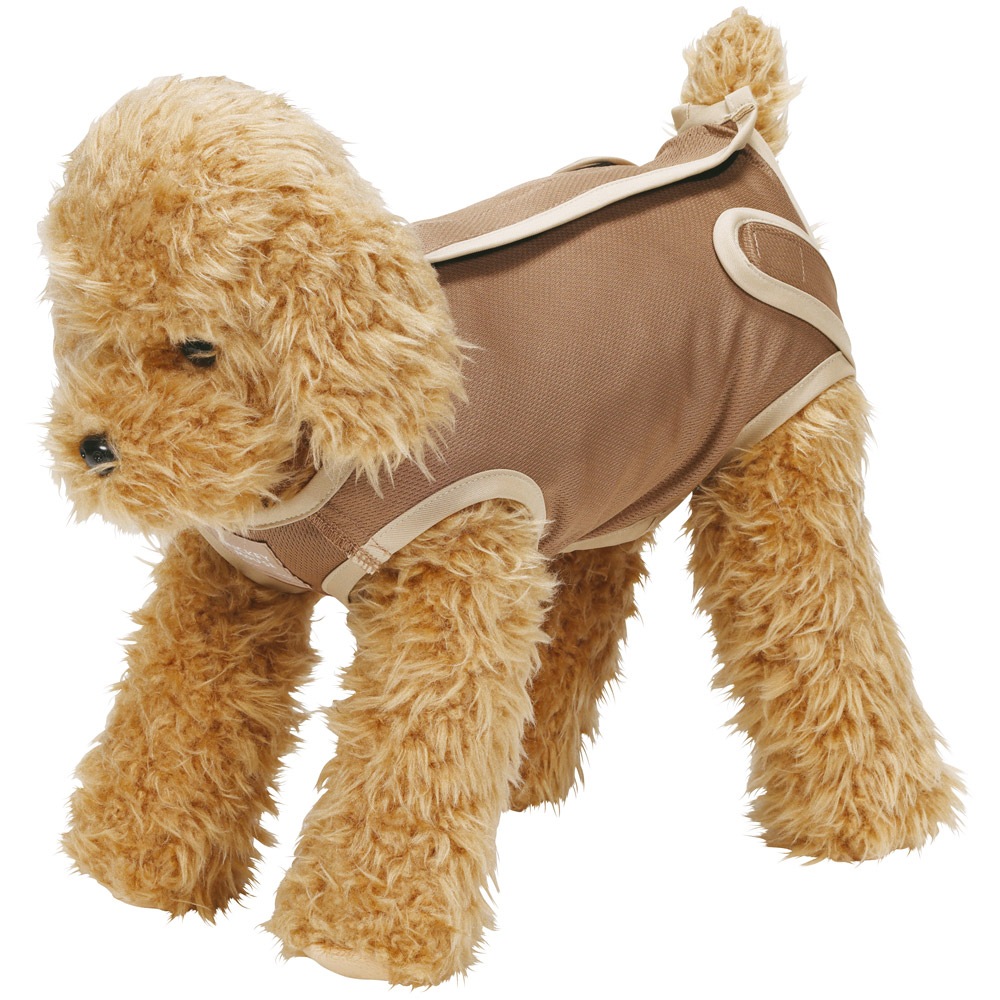 メール便対象品】 ペット用 術後服 犬 男の子用 4号 大阪公立大学 獣医