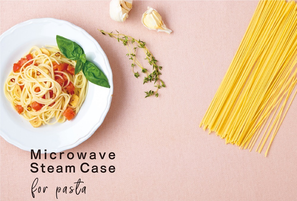 電子レンジ スチーム パスタ メーカー スパゲッティ 簡単 調理 料理