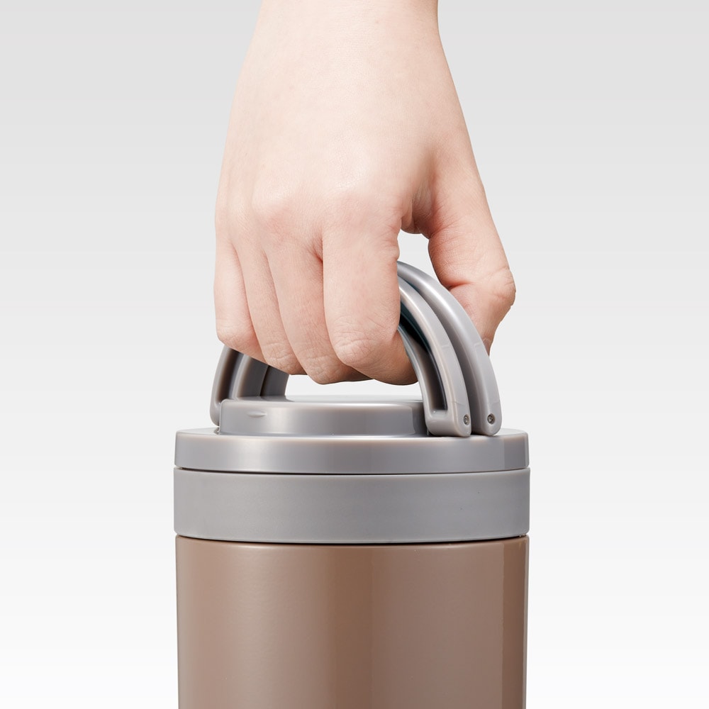 折りたたみ ハンドル付き 保温 保冷 デリカポット 500ml お弁当