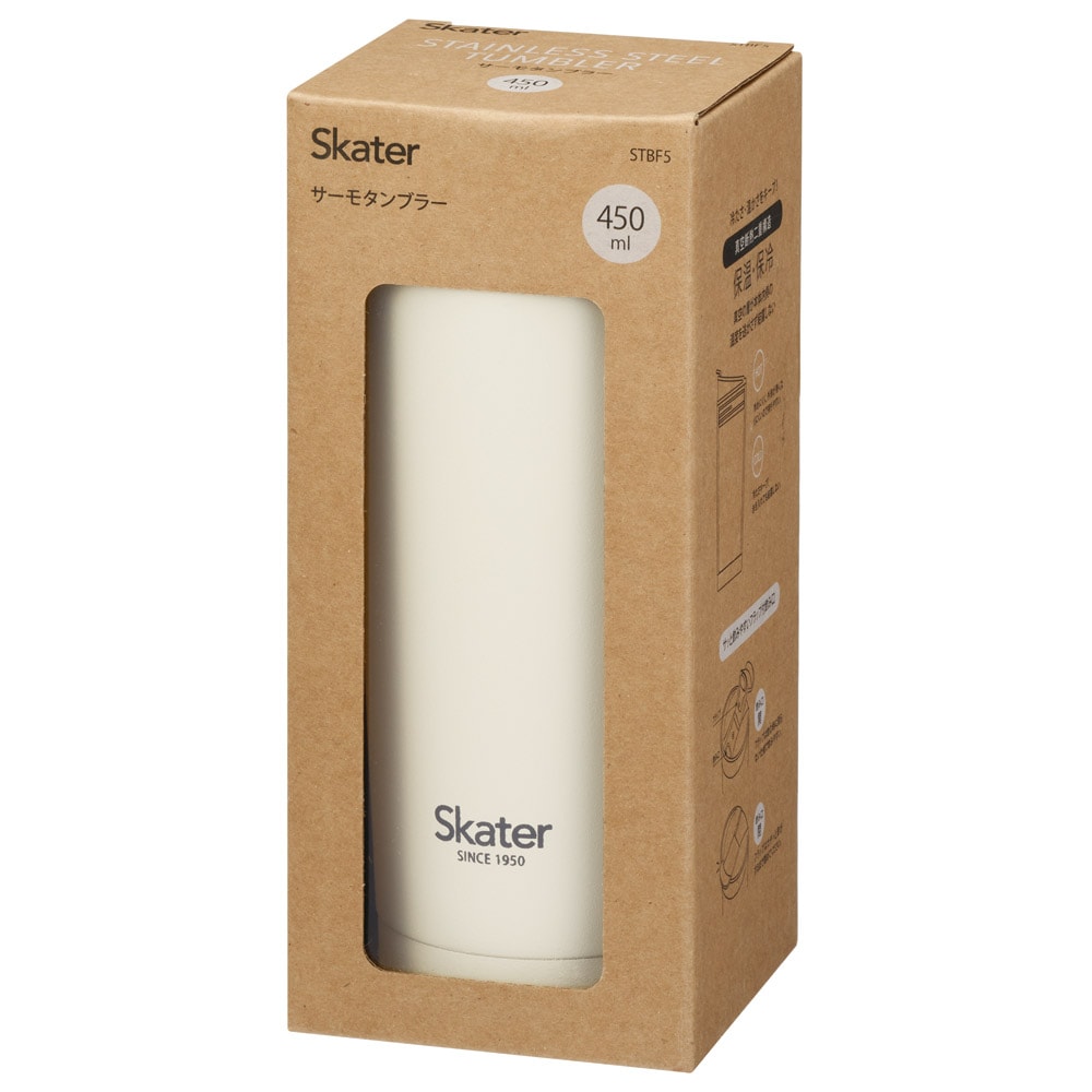 スケーター サーモ タンブラー 水筒 450ml 持ち運び 保温 保冷