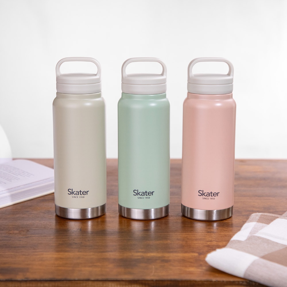 スクリューハンドルマグボトル 500ml くすみカラー ピンク