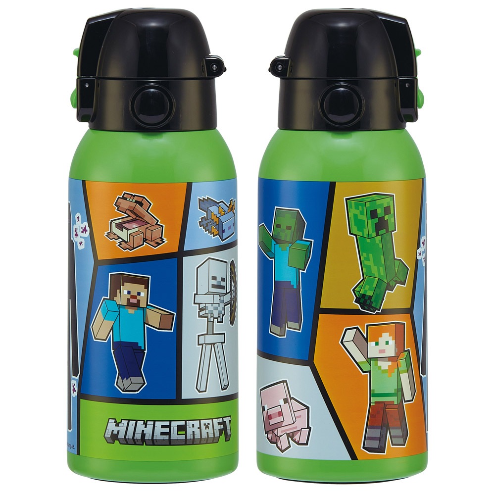 直飲みダイレクトステンレスボトル 600ml マインクラフト25