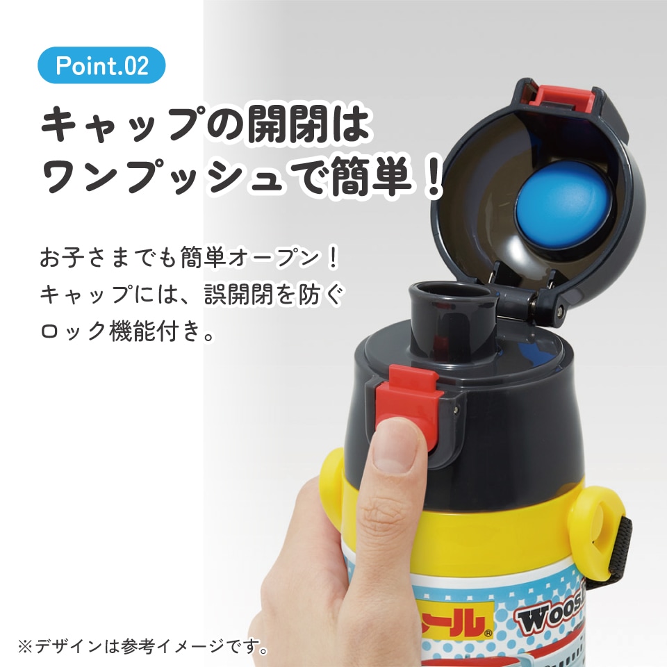 スケーター 水筒 子供 470ml 直飲み ダイレクト キッズ ステンレス