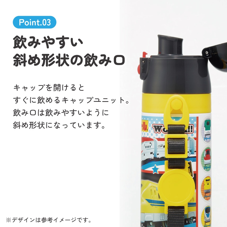 スケーター 水筒 子供 470ml 直飲み ダイレクト キッズ ステンレス