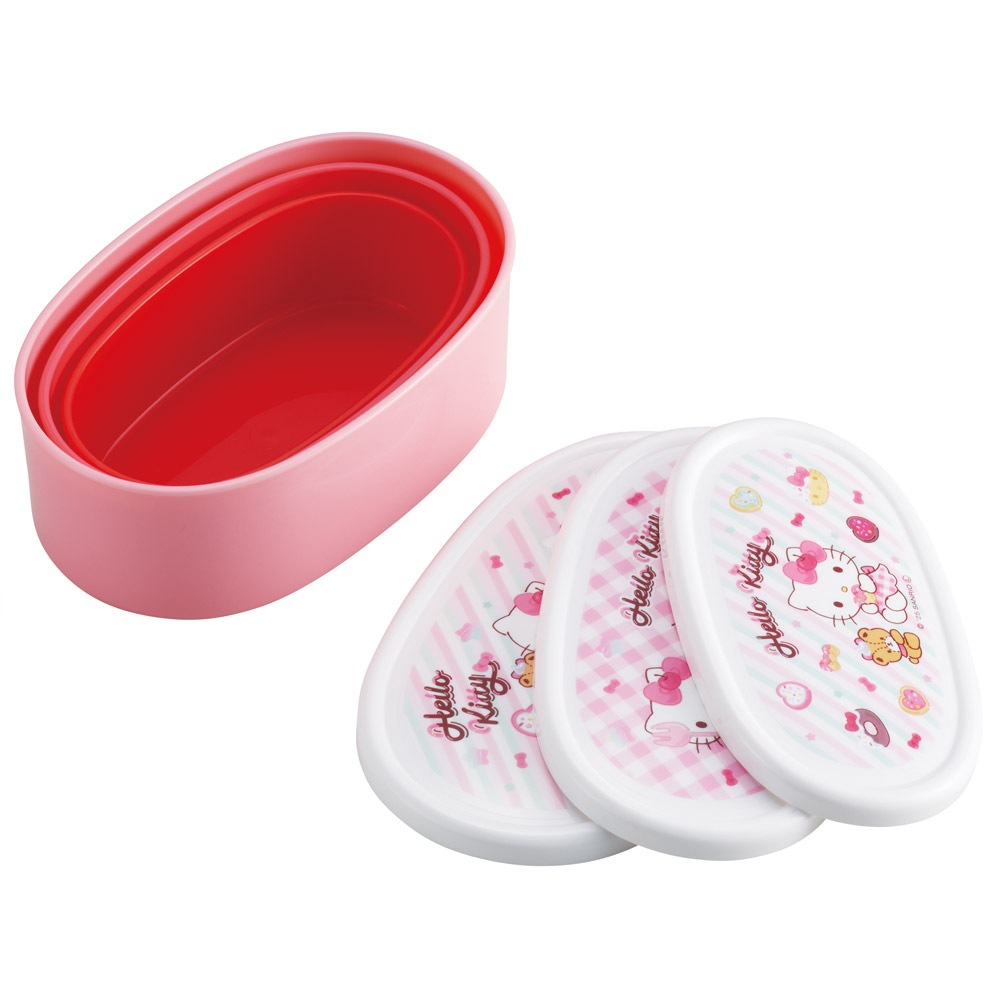 スケーター シール容器 3P キャラクター 保存 容器 セット 3個セット