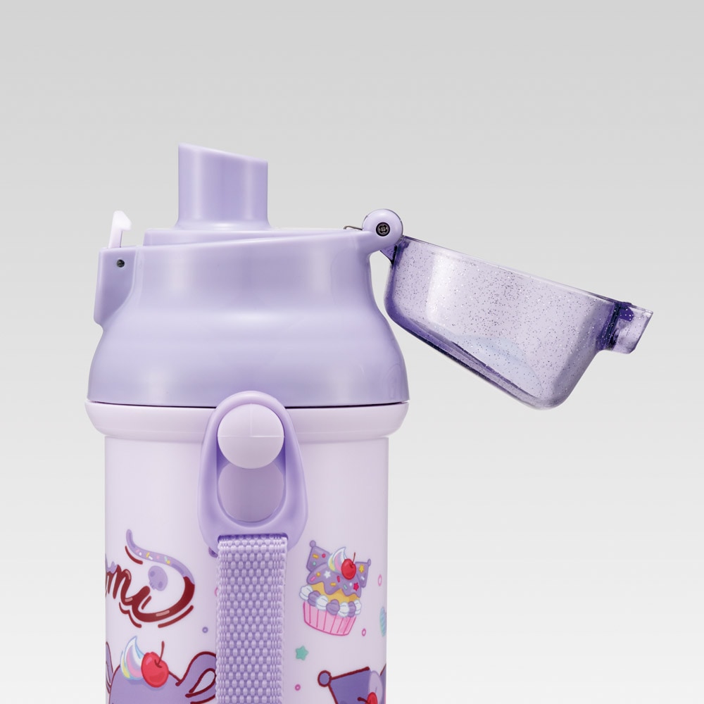 子供用 直飲み プラスチック 水筒 480ml クロミ ファンシー柄