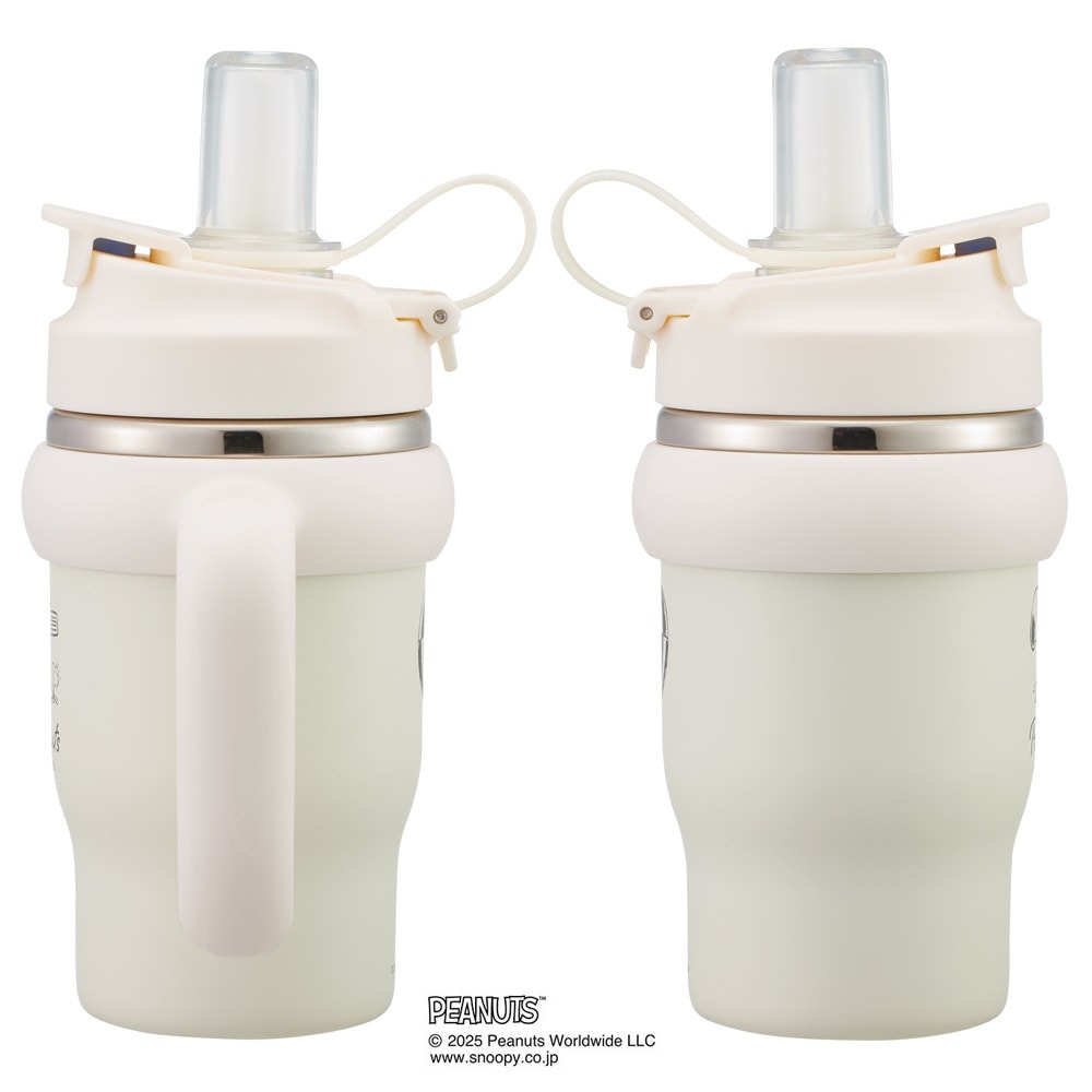 スケーター ハンドル付 タンブラー 570ml ストロー ステンレス ボトル