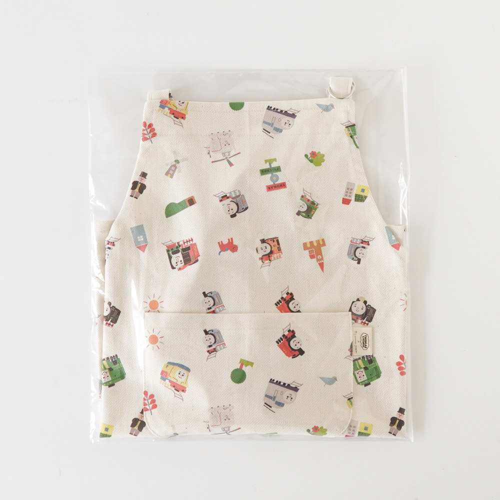 メール便対象品】 エプロン トーマス×つむぱぱ