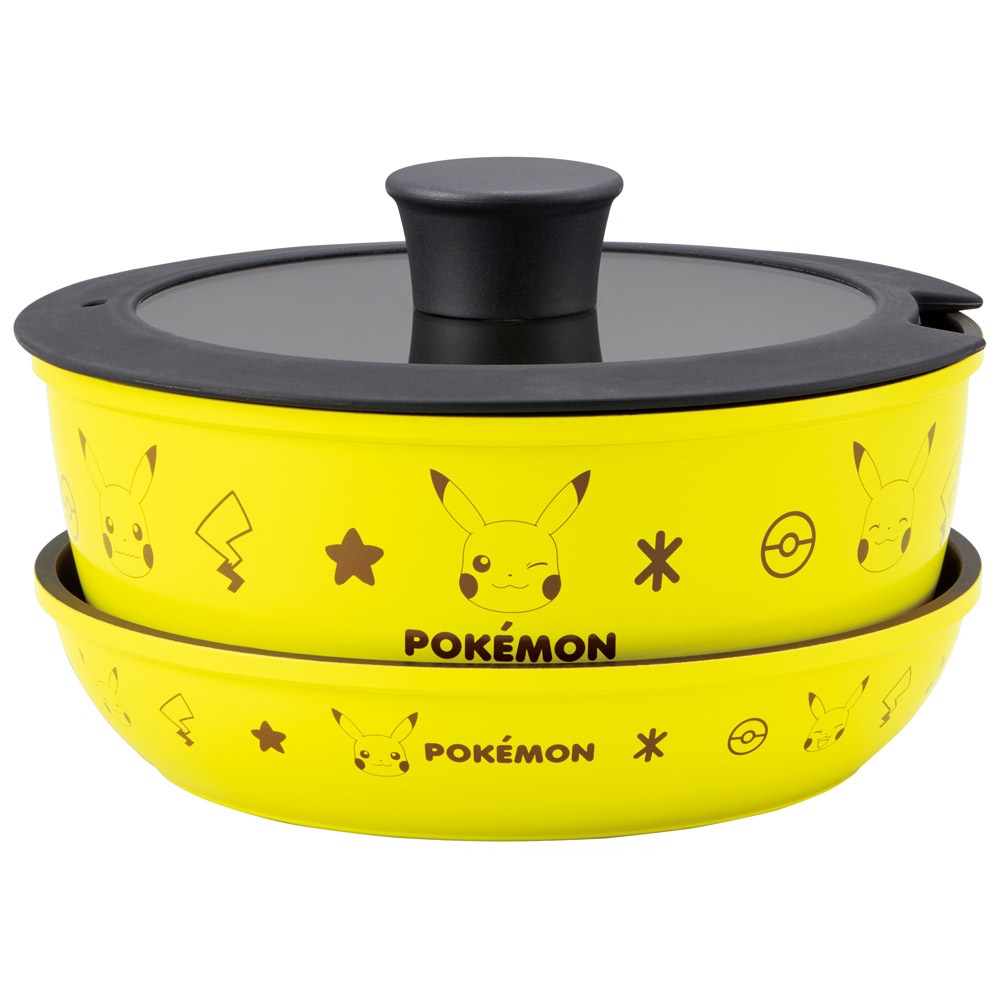 ポケモンセンター　ピカチュウ ホーロー片手鍋 18㎝　フライ返しほか ポケモンセンター ピカチュウ ホーロー片手鍋 18㎝ フライ返しほか