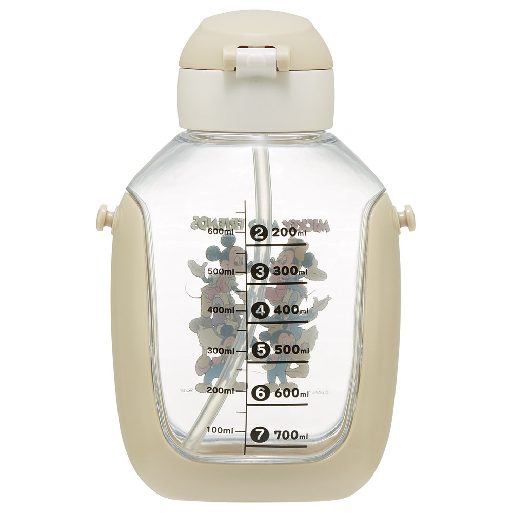 ワンプッシュ ストロー ボトル 水筒 780ml キッズ 子供 キャラクター