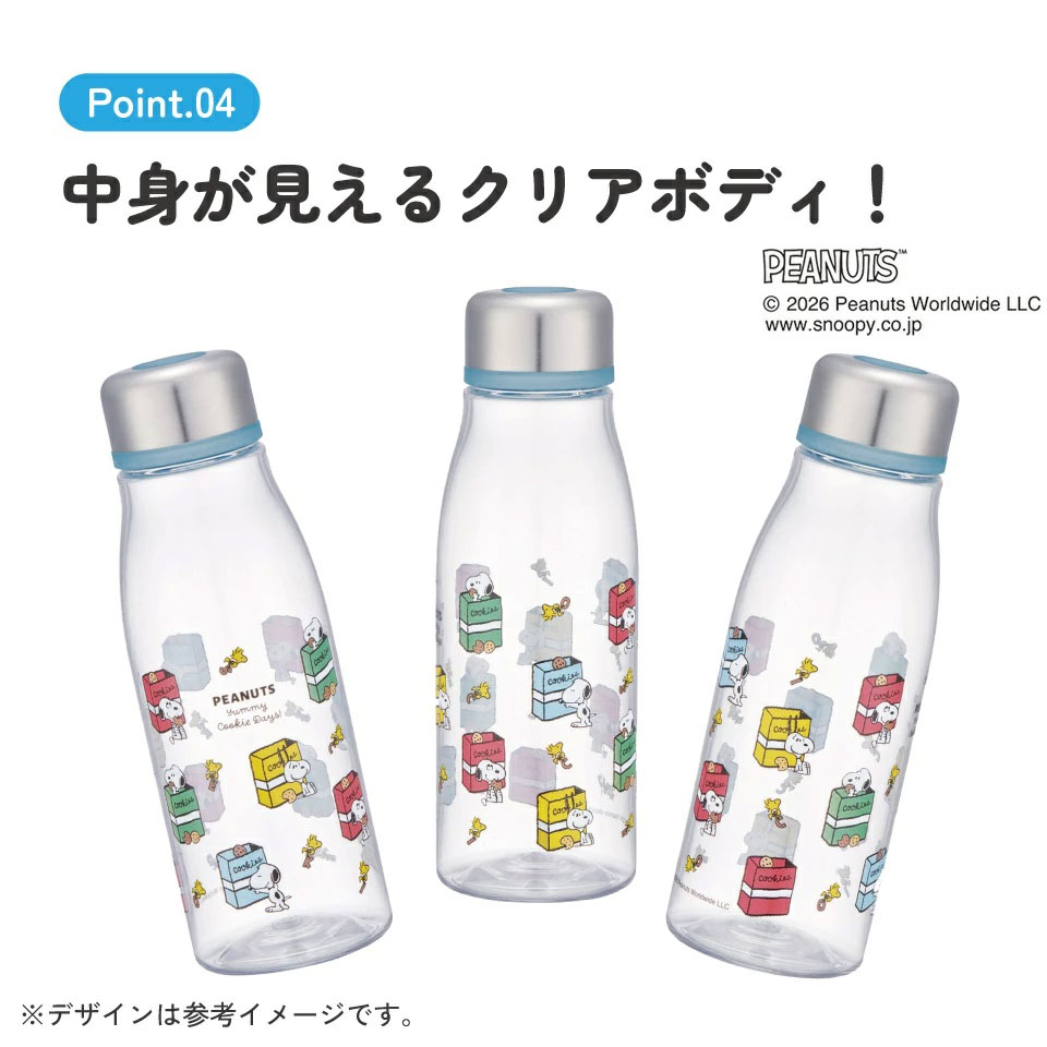 スケーター 水筒 500ml ミニ サイズ プラスチック 大人 直飲み 軽量