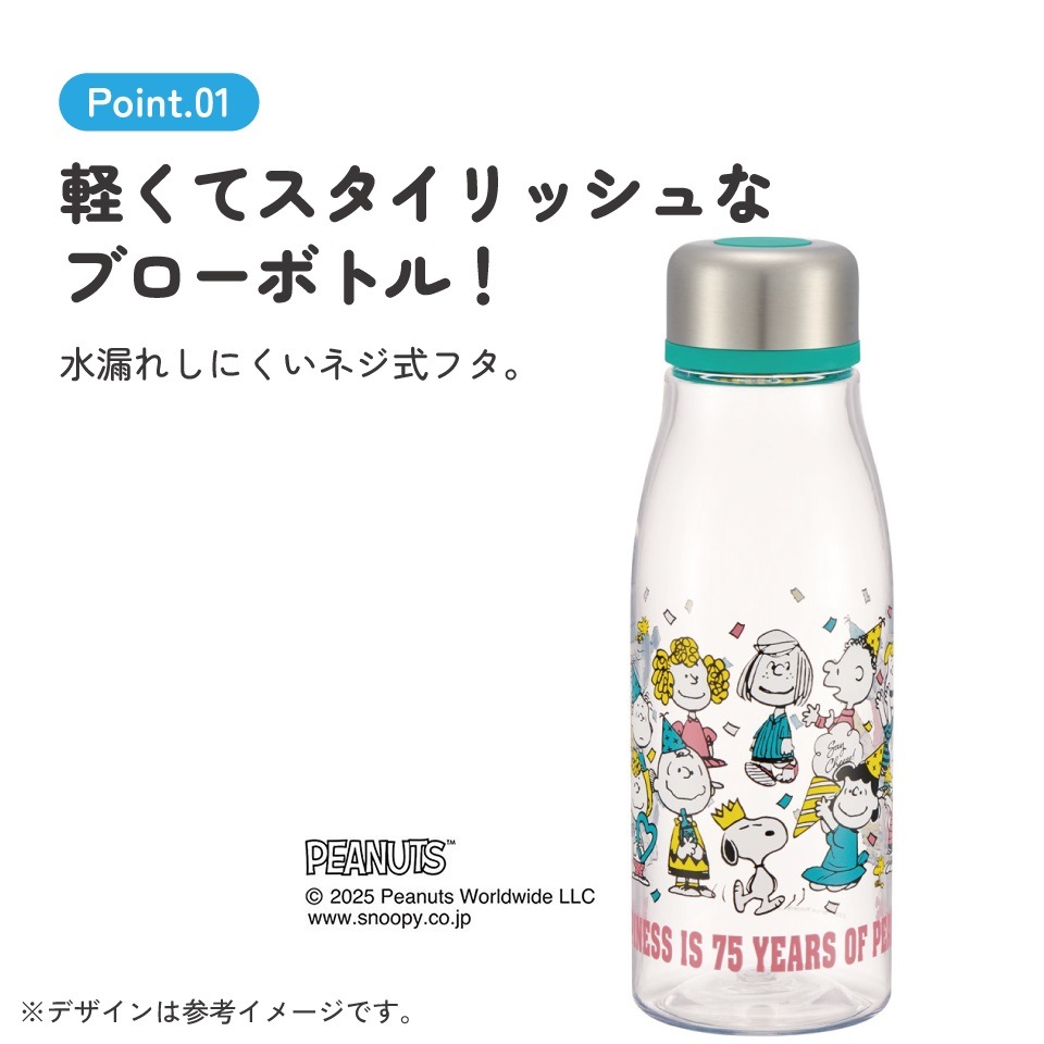 スケーター 水筒 500ml ミニ サイズ プラスチック 大人 直飲み 軽量