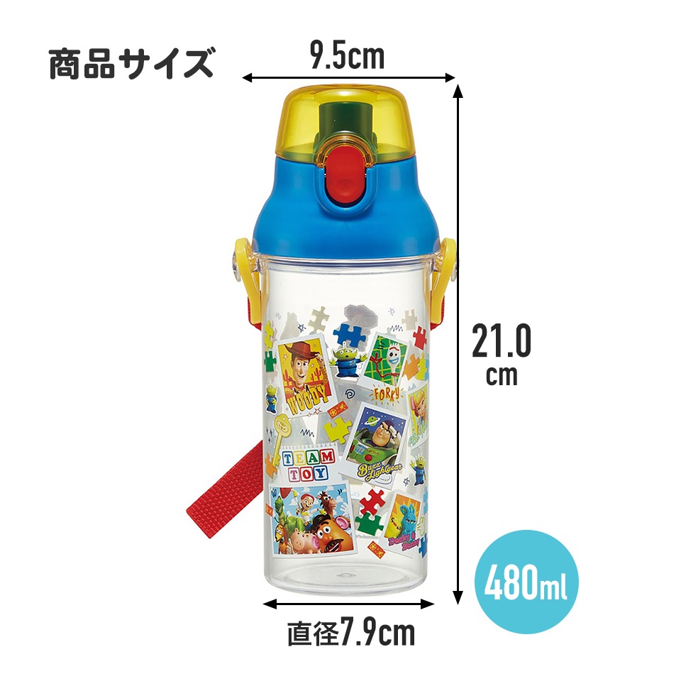食洗機対応プラクリアボトル 480ml プラレール24