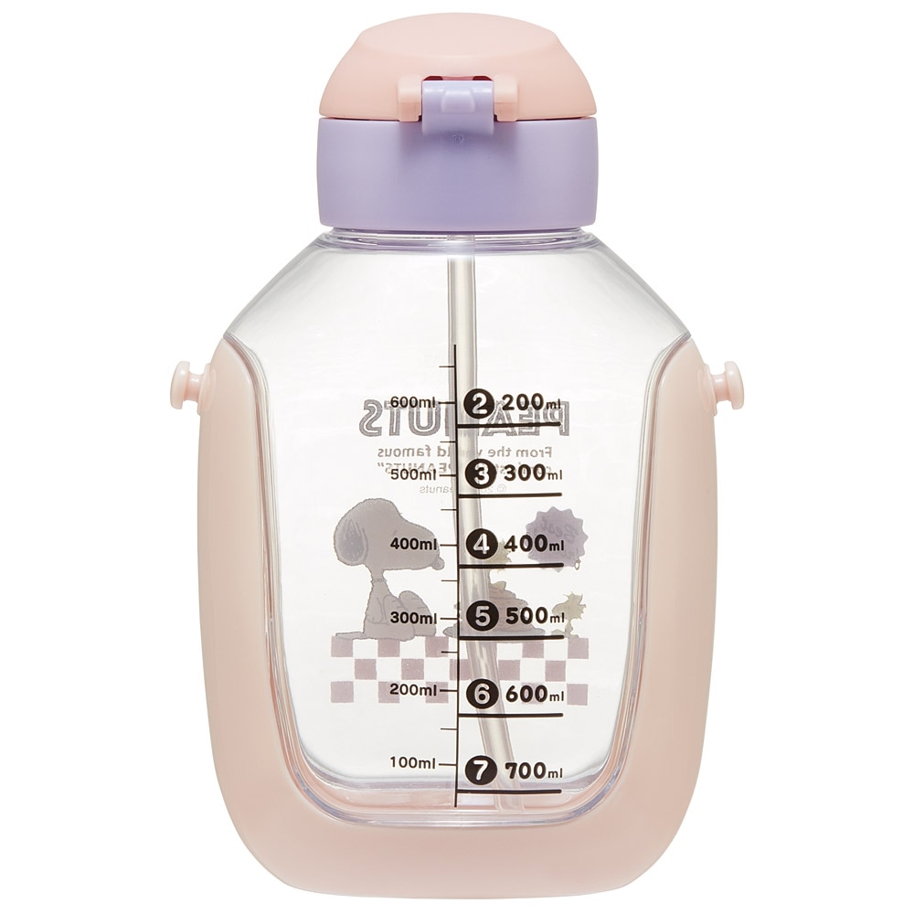 ワンプッシュ ストロー ボトル 水筒 780ml キッズ 子供 キャラクター