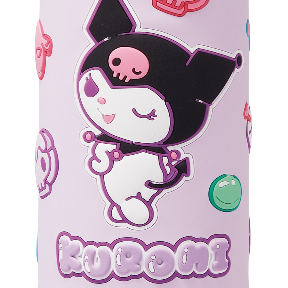 スケーター 水筒 立体プリント キッズ ワンタッチ 直飲み ステンレス