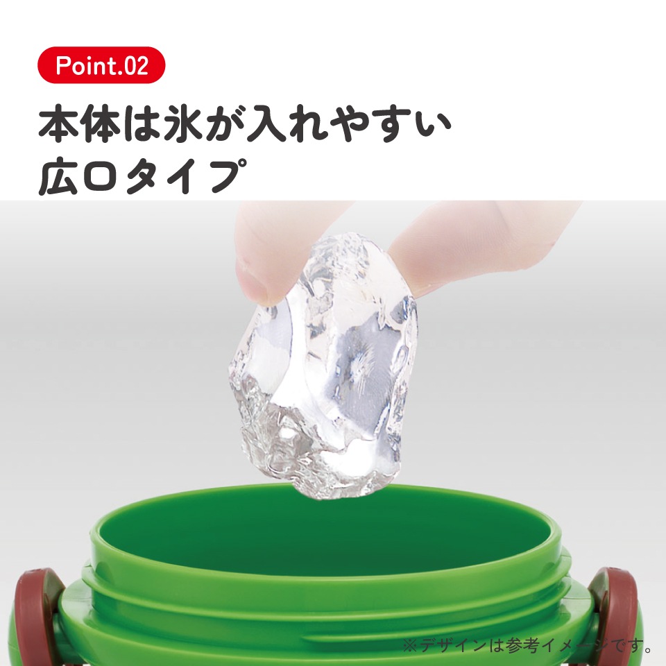 スケーター 水筒 直飲み 大容量 480ml ワンタッチ プラスチック 食洗機