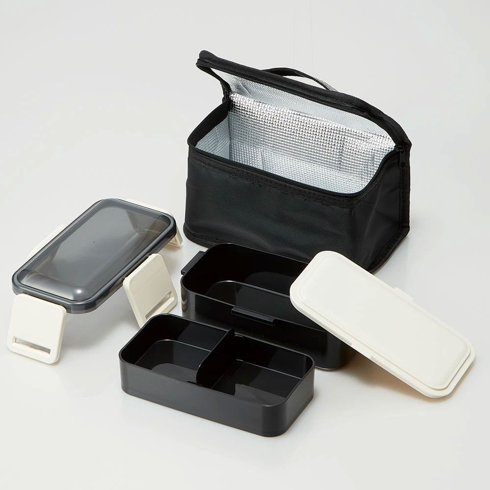 抗菌 食洗機 対応 2段 ふわっと 弁当箱 保冷 ランチバッグ 付き 総容量