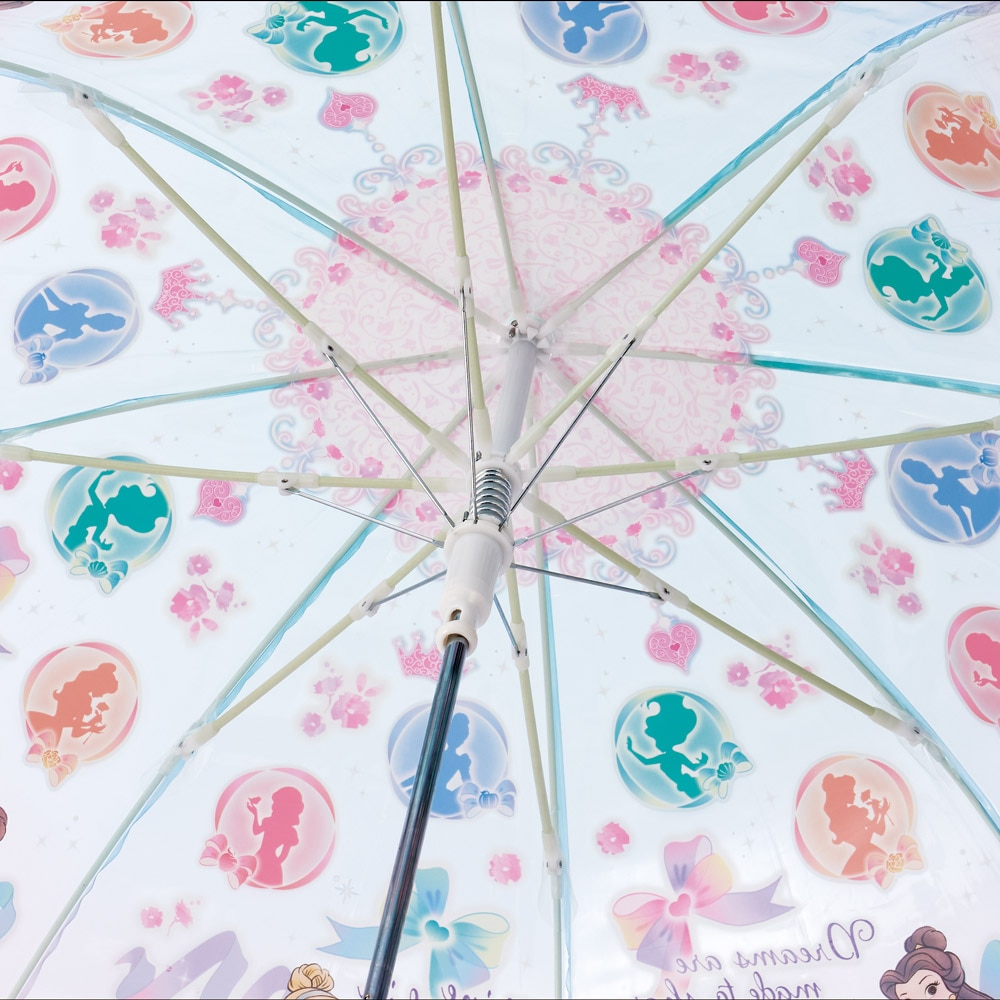 スケーター ドーム型 ビニール傘 傘 子供用 キッズ 55cm グラス