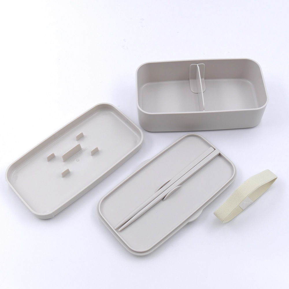 スケーター 弁当箱 スマホスタンド付き 600ml 1段 箸付き 仕切り 食洗