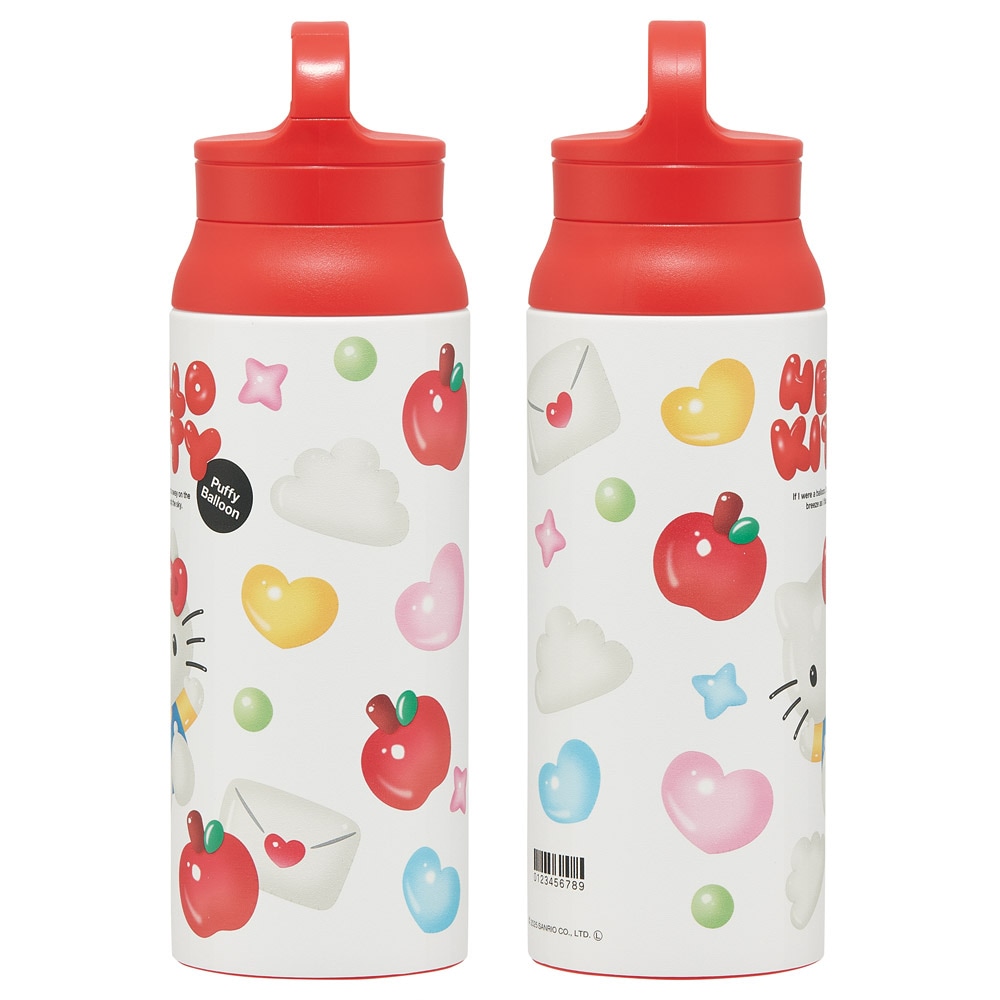 スケーター 水筒 600ml カラビナ ハンドル ステンレス ボトル 保温