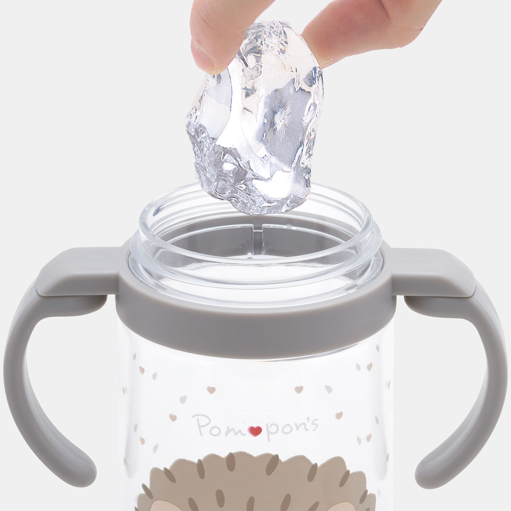 2WAYストローマグ 370ml Pompon'sハリネズミ