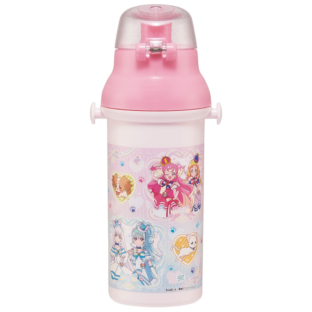 抗菌直飲プラボトル 480ml わんだふるぷりきゅあ