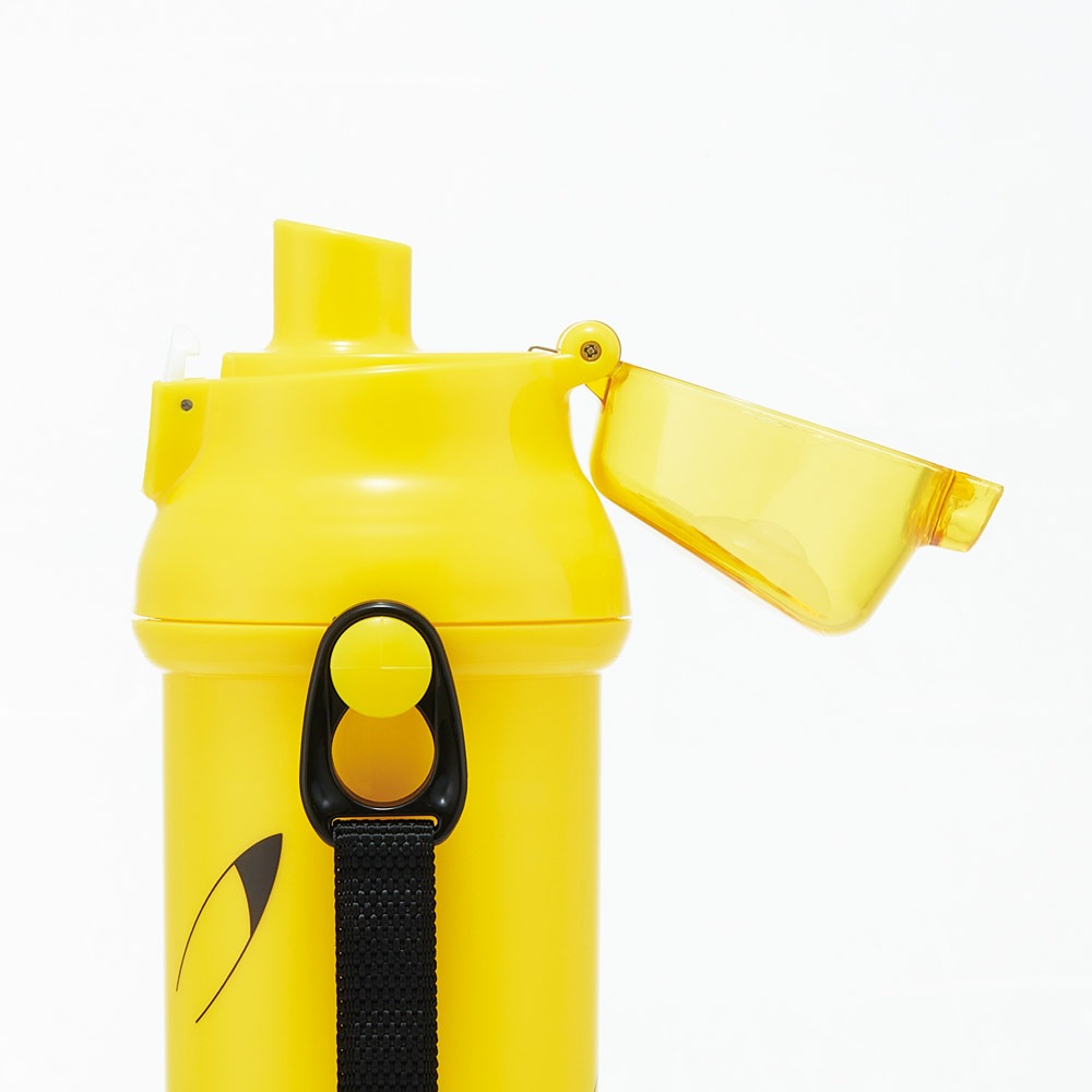 【極美品】ピカチュウ s ワンオーナー品 【ローダー付】 スケーター 水筒 直飲み 大容量 480ml ワンタッチ プラスチック 食洗機