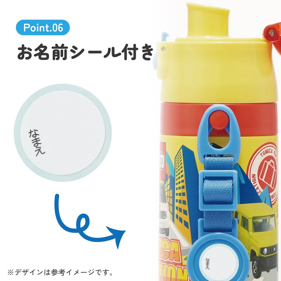 超軽量2WAYステンレスボトル 470ml/430mlトミカ24