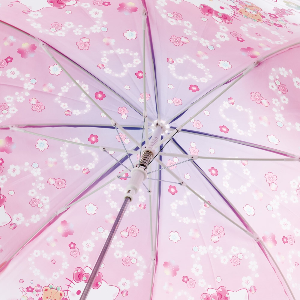 スケーター 子供 傘 55cm ワンタッチ ジャンプ傘 ビニール傘 7歳 8歳 9